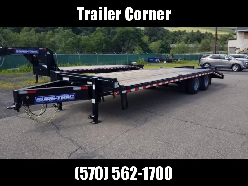 2020 Sure-Trac 22.5GN 20+5 Flatbed Trailer 2020 Sure-Trac 22.5GN 20+5 Flatbed Trailer
