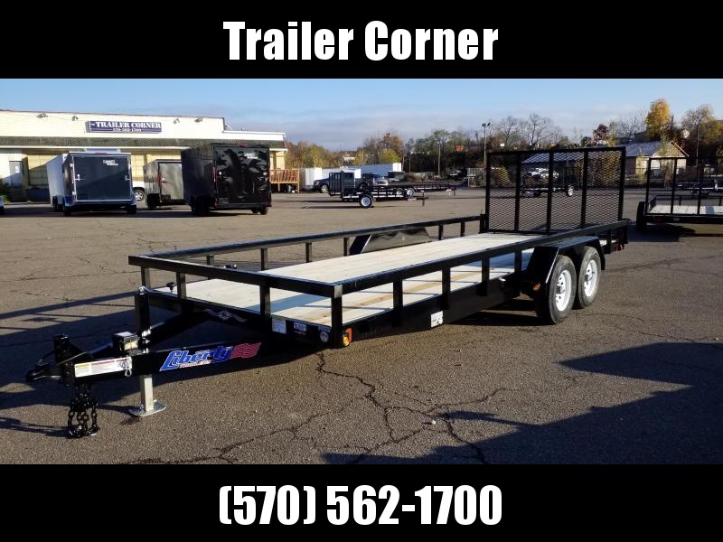 2021 Liberty 7X20 10K TUBE TOP Utility Trailer 2021 Liberty 7X20 10K TUBE TOP Utility Trailer
