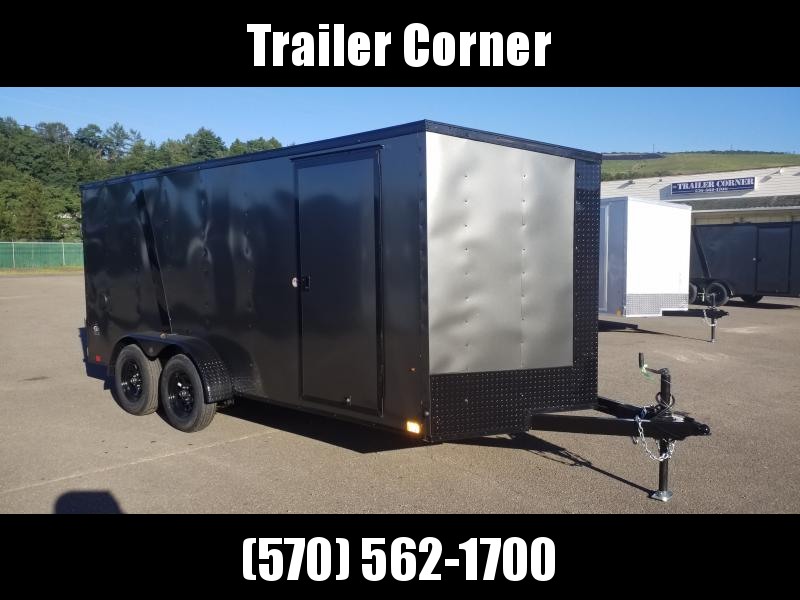 2021 Look Trailers STLC 7X16 RAMP - BLACKED OUT Enclosed Cargo Trailer 2021 Look Trailers STLC 7X16 RAMP - BLACKED OUT Enclosed Cargo Trailer
