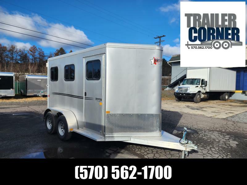2024 Frontier Trailers STRIDER ALUMINUM 2 HORSE SLANT SPARE TIRE