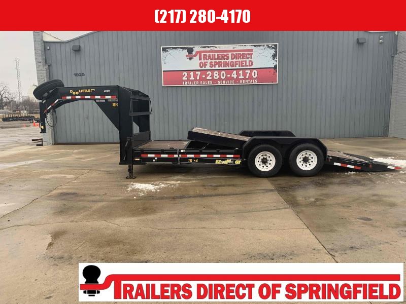2018 Doolittle 82X20 (16+4) Gooseneck EZ Loader Equipment Trailer 16000 GVWR Spare Tire Tool Box 2018 Doolittle 82X20 (16+4) Gooseneck EZ Loader Equipment Trailer 16000 GVWR Spare Tire Tool Box