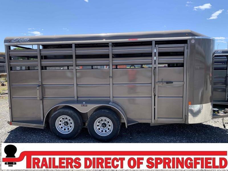 2022 Delta Manufacturing 7 X 16 STOCK TRAILER Livestock Trailer 2022 Delta Manufacturing 7 X 16 STOCK TRAILER Livestock Trailer