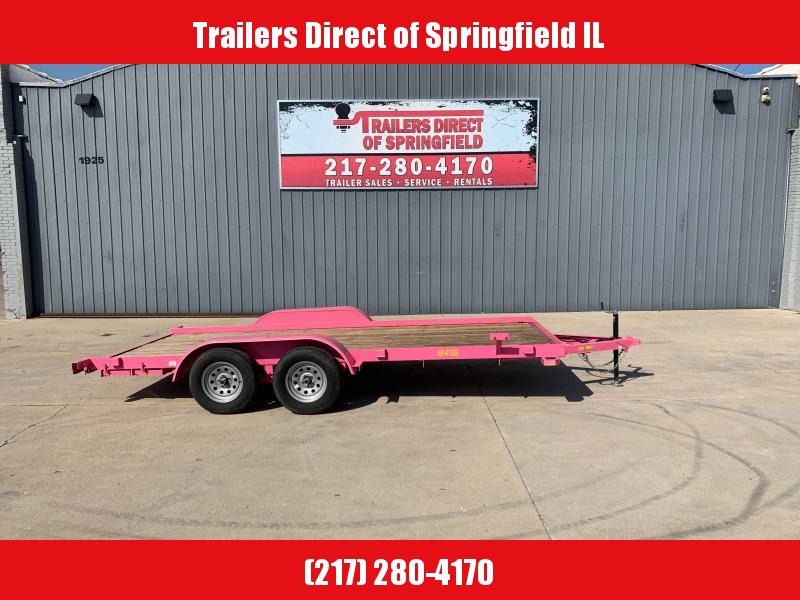 2019 Pink Doolittle 84X16 Utility 7K GVWR 5' SS Ramps Spare Tire Carrier 2019 Pink Doolittle 84X16 Utility 7K GVWR 5' SS Ramps Spare Tire Carrier