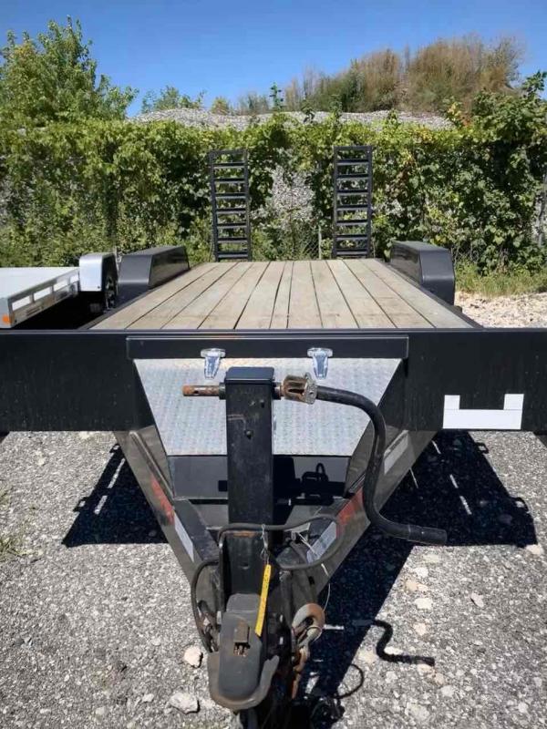 2013 Rice 82X20 Equipment Trailer 14K GVWR Stand Up Ramps 2013 Rice 82X20 Equipment Trailer 14K GVWR Stand Up Ramps