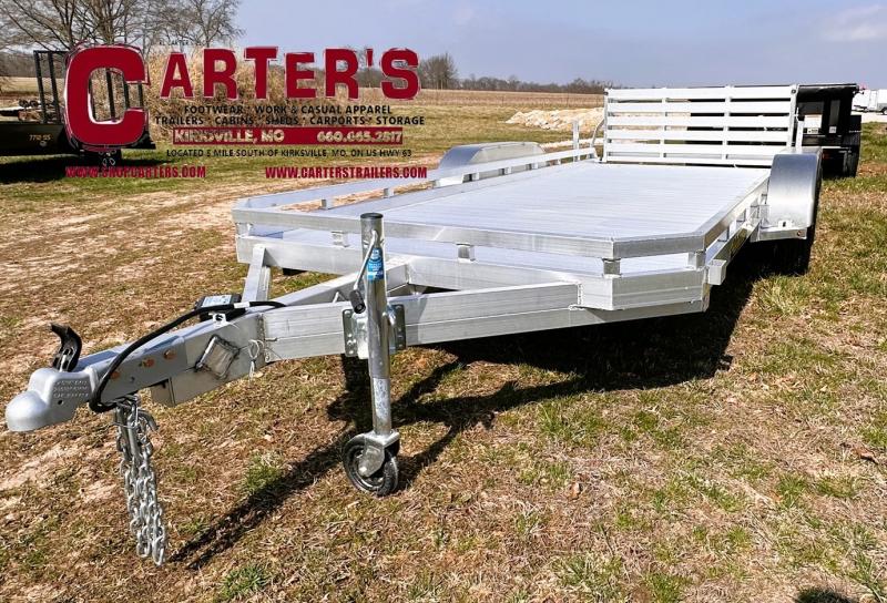 2024 Aluma 7816 T/A BiFold Tailgate Utility Trailer Carter's Trailer