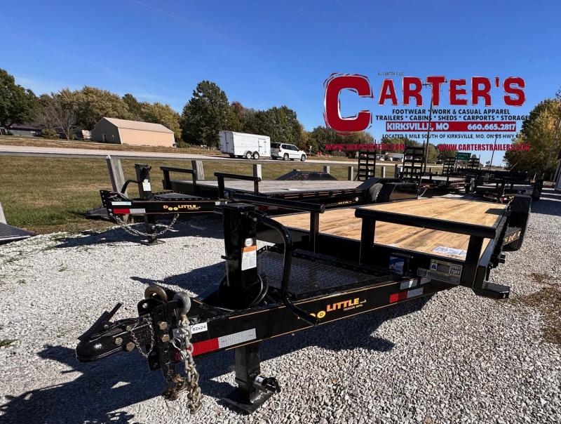 2024 Doolittle Trailer Mfg 82" X 18' TILT + 6' STATIONARY EZ LOADER GT
