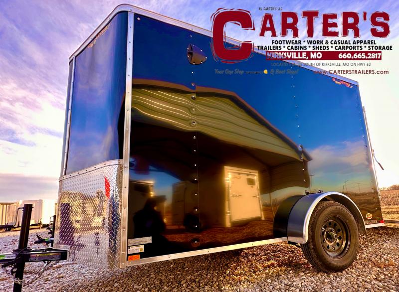 2023 Doolittle Trailer Mfg 7'X14' (WHITE) WITH RAMP DOOR Cargo