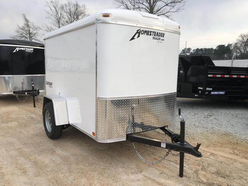 2022 Homesteader 5 x 8 White Enclosed Cargo Trailer 2022 Homesteader 5 x 8 White Enclosed Cargo Trailer