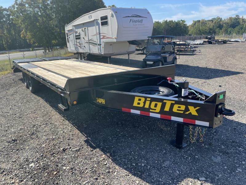 2023 Big Tex 14PH20+5MR 14k Pintle Flatbed Trailer w/ Mega Ramps