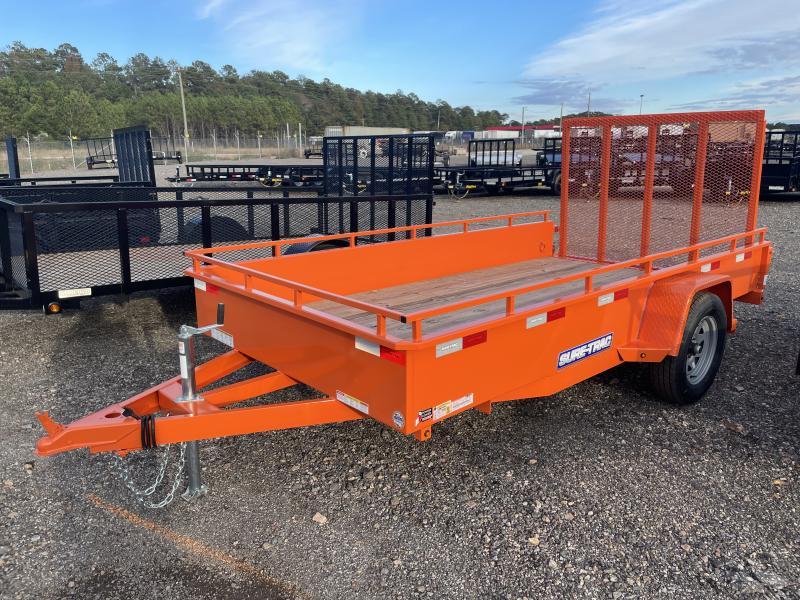 2022 Sure-Trac 6 x 12 Solid Side Utility Trailer - Orange 2022 Sure-Trac 6 x 12 Solid Side Utility Trailer - Orange