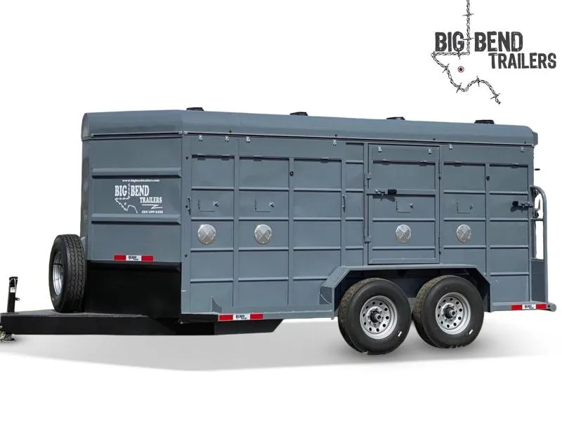 2024 Big Bend Bumper Pull Livestock Trailer