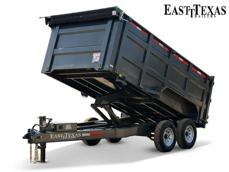 2026 83"x14' Bumper Pull Dump Trailer 48" Sides-14k GVWR 048611
