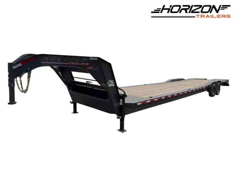 2026 38' EWZ Gooseneck Equipment Hauler 8k Axles-Mega Ramps 12119