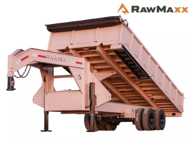 2024 RawMaxx HDX Gooseneck Dump Trailer