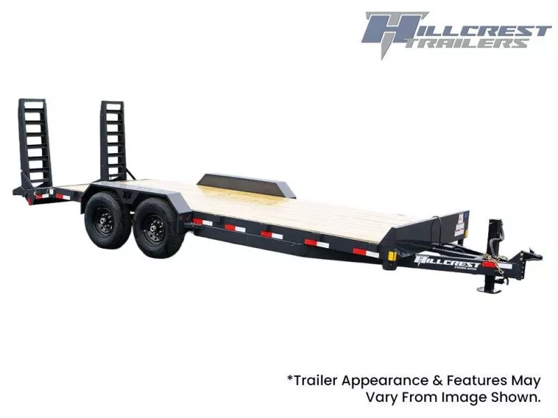 2025 20' BP Equipment Trailer Stand Up Ramps-8k Axles