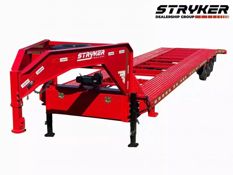 2024 Stryker 44' Mesh Deck Truck and Van Trailer (3) 7k Axles 14ply Tires w/winch