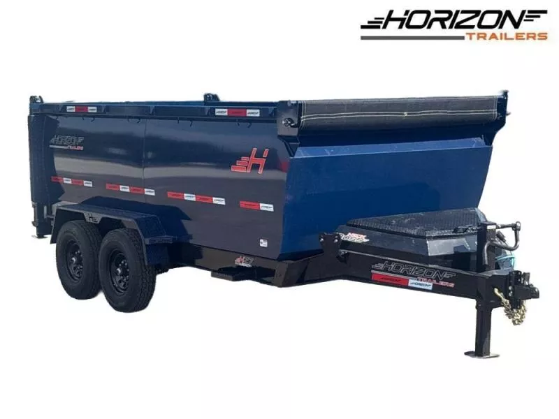 2025 14' HZ7 Dump 48" Sides-7K Axles-620 Scissor 012671