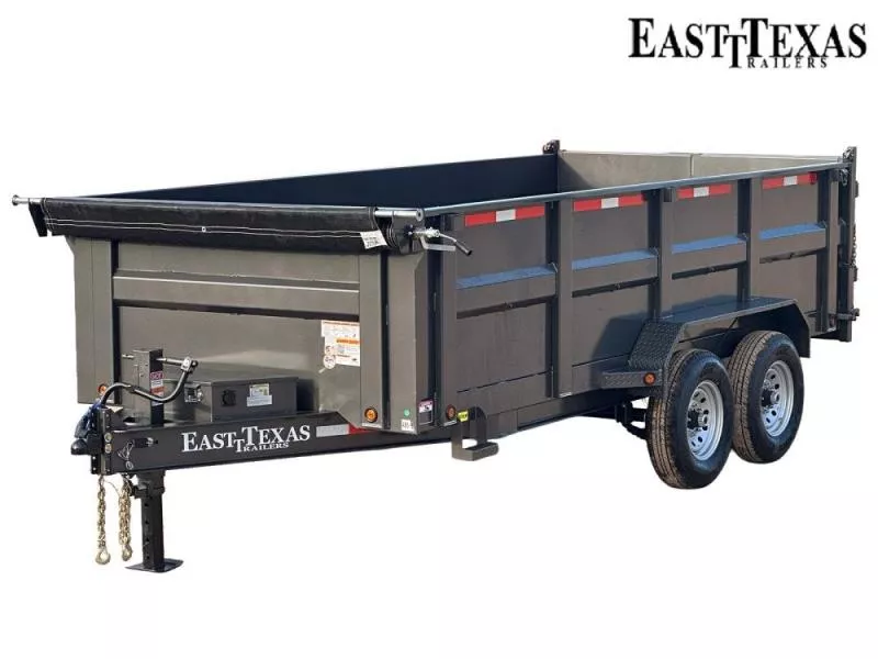 2026 83"x16' Bumper Pull Dump Trailer 36" Sides-16k GVWR 048614