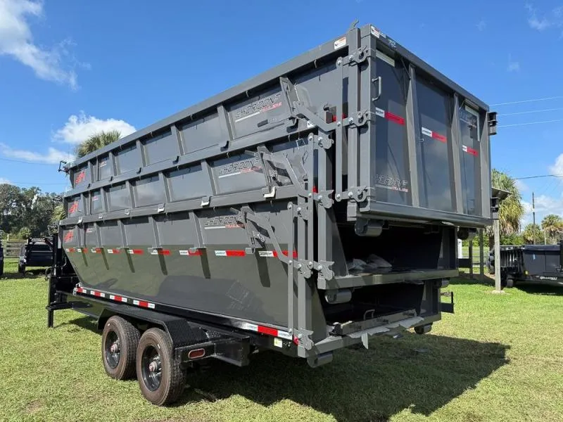 2025 Horizon 20' HRD GN Roll off Bundle (2) 10k Axles + 3 Bins w/ 4' Walls 7742-A