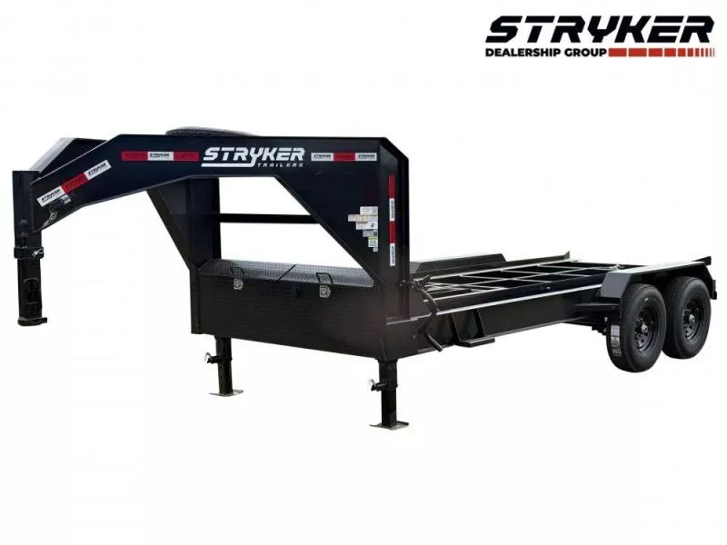 2025 16' Gooseneck Roll Off Base Trailer (2) 8K Axles 14 ply Tires 002852