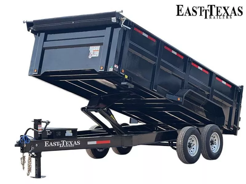 2026 83"x16' Bumper Pull Dump Trailer 36" Sides-14k GVWR 48277