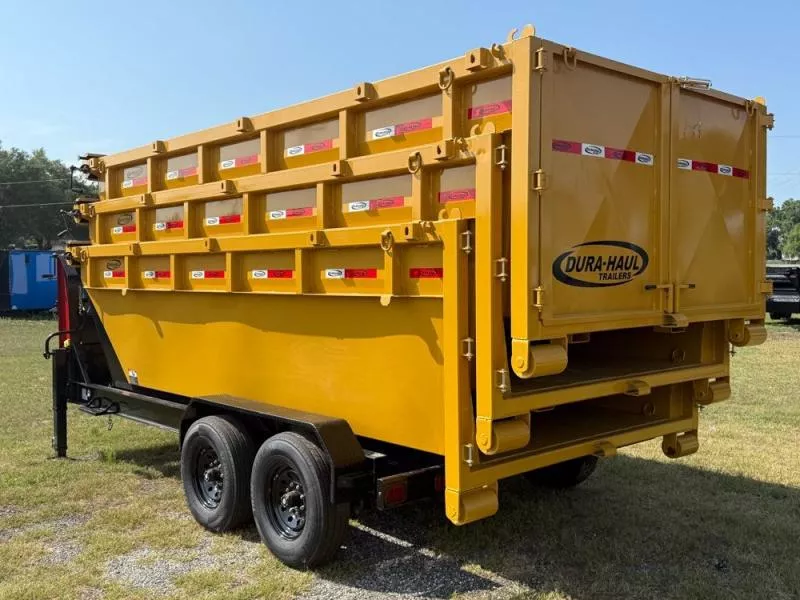 2025 Dura Haul 16' GN Roll off Bundle (2) 8k Axles + 3 Bins w/ 4' Walls 010308