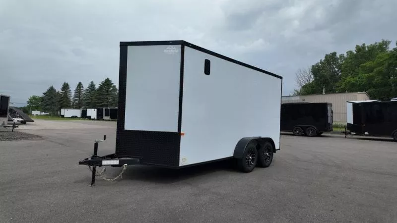 2025 7 x 14 TA Enclosed Trailer-Black Out Package-.080 Polycore-7' Interior 68080