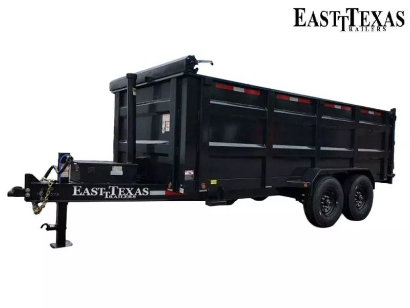 2025 83"x16' Bumper Pull Dump Trailer 48" Sides-16k GVWR 47576