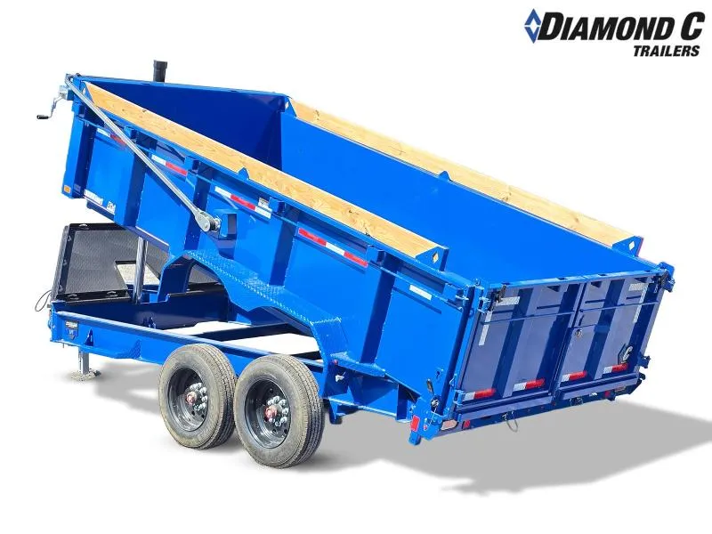 2024 Diamond C LPT Bumper Pull Low Profile Dump Trailer