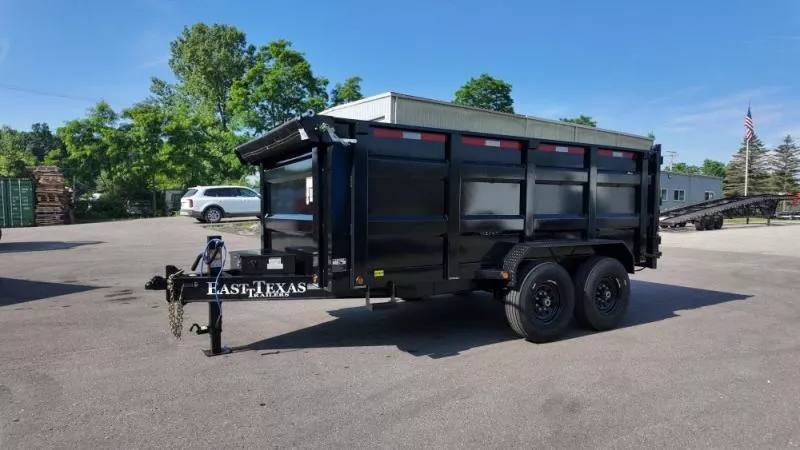 2025 83"x14' Bumper Pull Dump Trailer 48" Sides-14k GVWR 47571