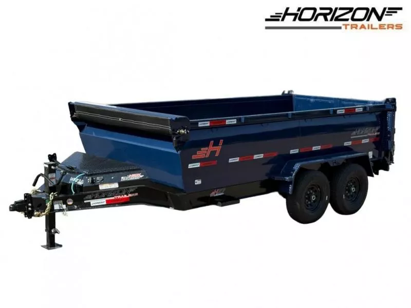 2025 14' HZ7 Dump 36" Sides-7K Axles-620 Scissor