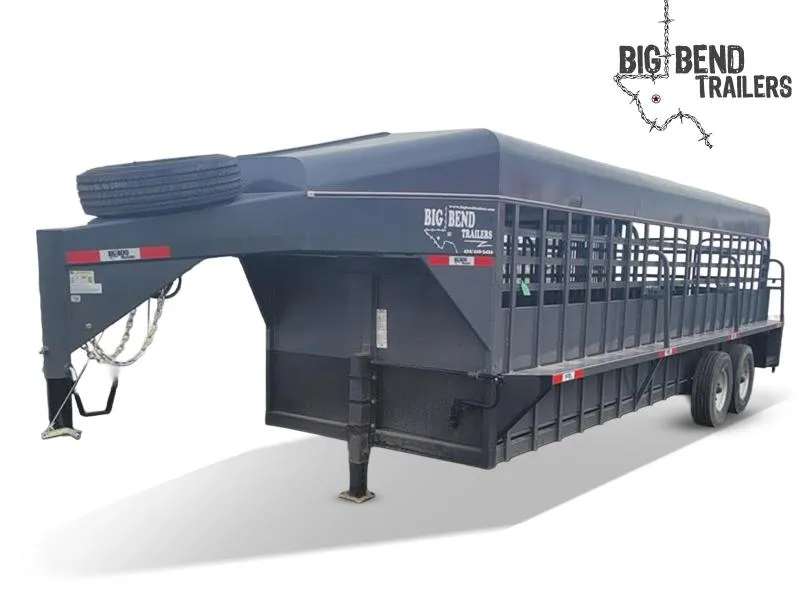 2024 Big Bend Gooseneck Livestock Trailer