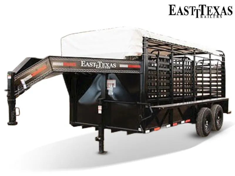 2026 East Texas Gooseneck Livestock Trailer