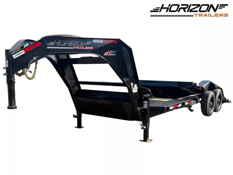 2025 22' Tilt Equipment Trailer Gooseneck 102" Wide (2) 10K Axles