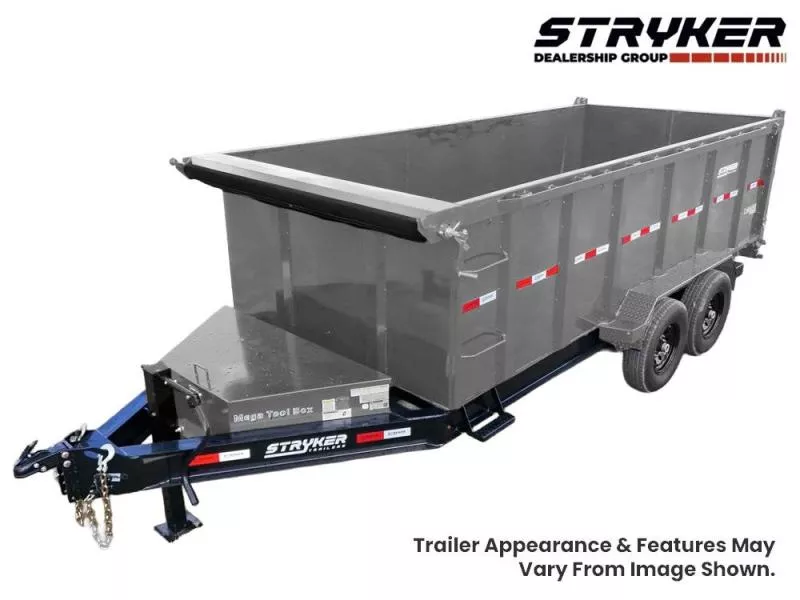 2025 16' SDT Dump Trailer (2) 8K Axles 48" Side Walls-620 Scissor Lift-3 Way Gate