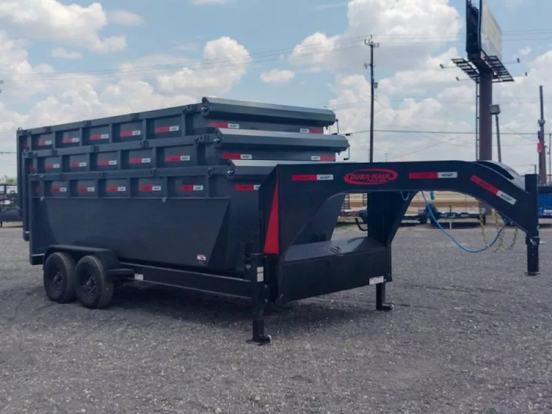 2025 Dura Haul 16' GN Roll off Bundle (2) 8k Axles + 3 Bins w/ 4' Walls 010973
