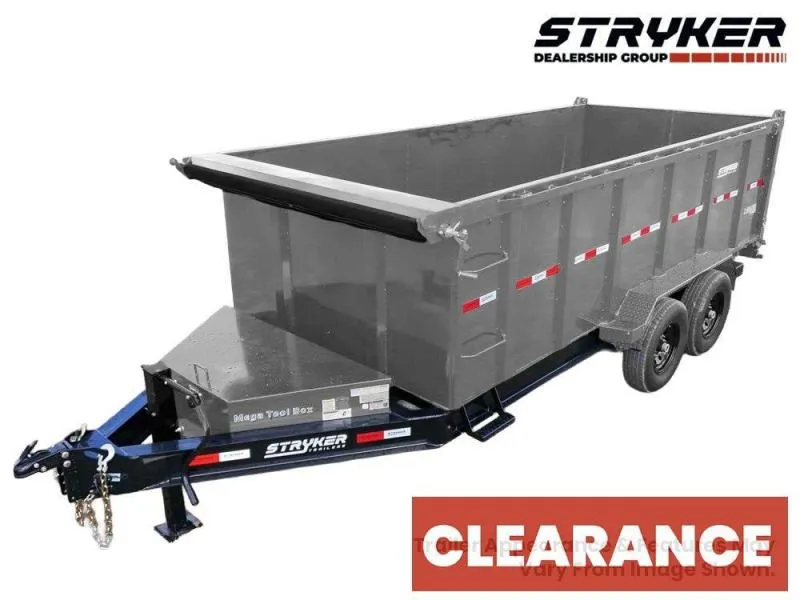2026 16' SDT Dump Trailer (2) 8K Axles 48" Side Walls-620 Scissor Lift-3 Way Gate 3080