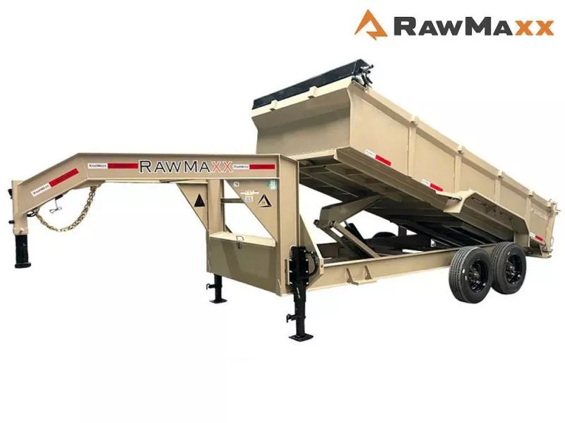 2024 RawMaxx LTX Gooseneck Dump Trailer