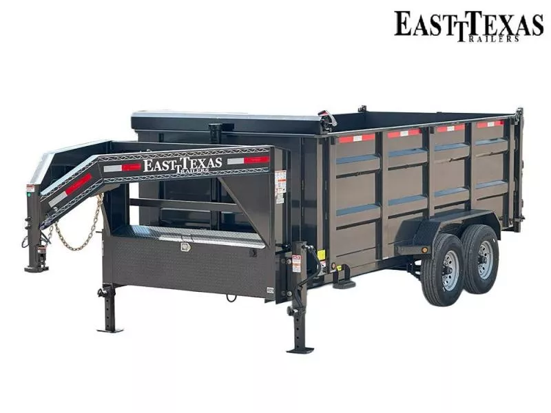 2026 83"x16' Gooseneck Dump Trailer 48" Sides-16k GVWR-Telescopic Lift 48279