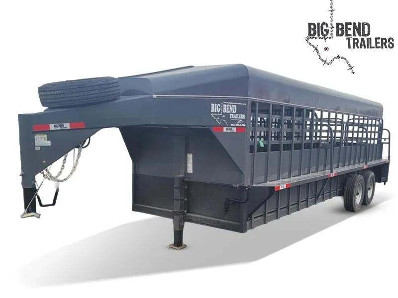 2024 Big Bend Gooseneck Livestock Trailer