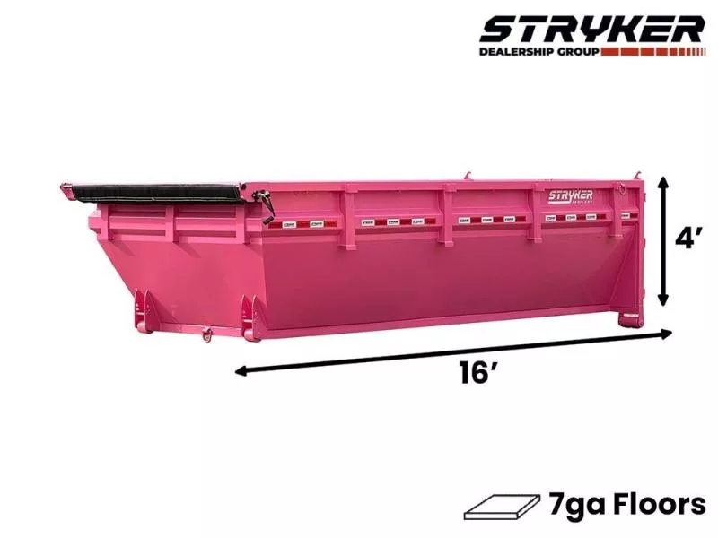 2025 16' Roll Off Bin 4' Walls 2-1286