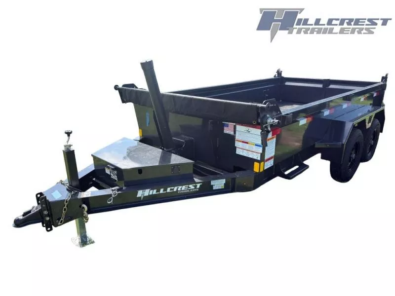2025 12' Dump Trailer 20" Side Walls-Telescopic Lift