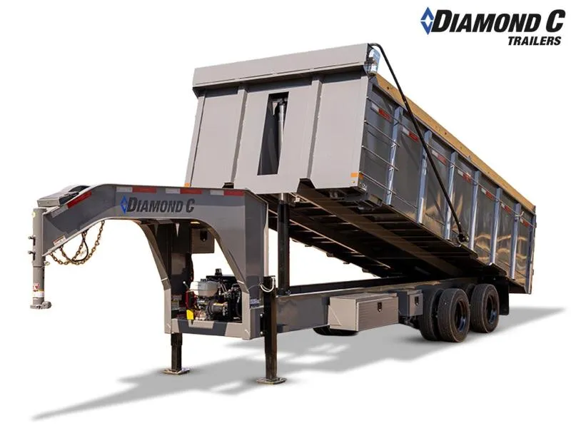 2024 Diamond C WDT Gooseneck Dump Trailer