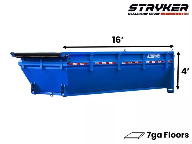 2025 16' Roll Off Bin 4' Walls 2-1339