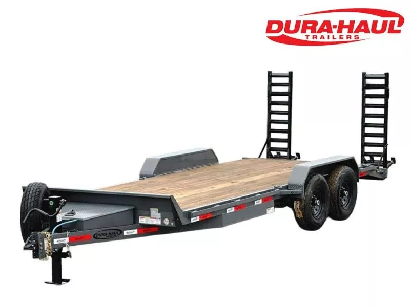 2025 20' ERH Equipment Trailer (2) 7K Axles, Stand Up Ramps 10505