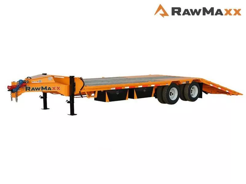 2024 RawMaxx PHX Pintle Hydraulic Tail Equipment Trailer