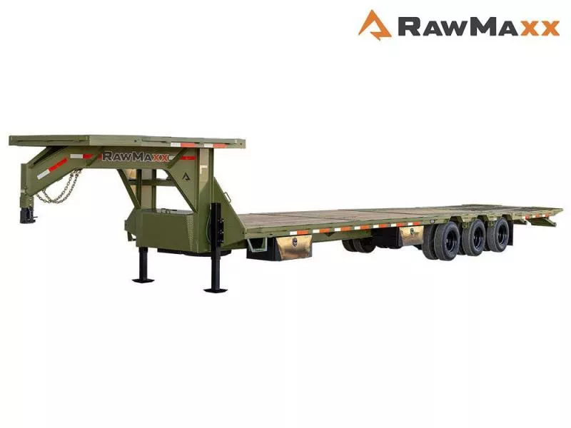 2024 RawMaxx HTX Dual Wheel Hydraulic Tail Flatdeck