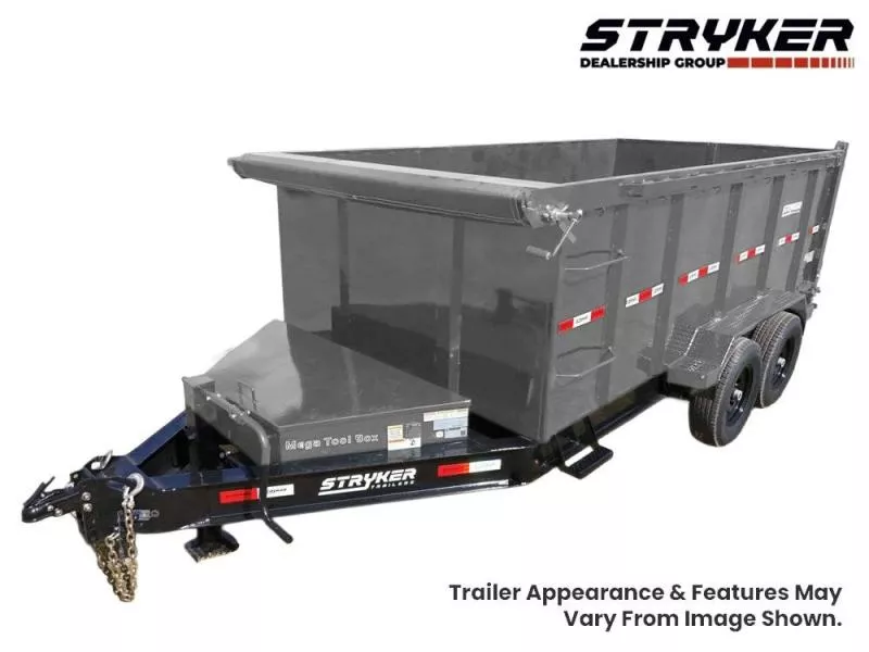2025 14' SDT Dump Trailer 48" Side Walls-620 Scissor Lift-3 Way Gate
