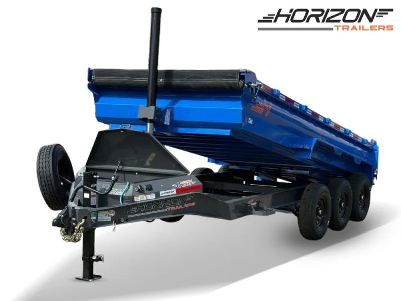 2026 16' Horizon HZ7 Bumper Pull Dump Trailer 24" Side Walls-(3) 7K Axles 16670