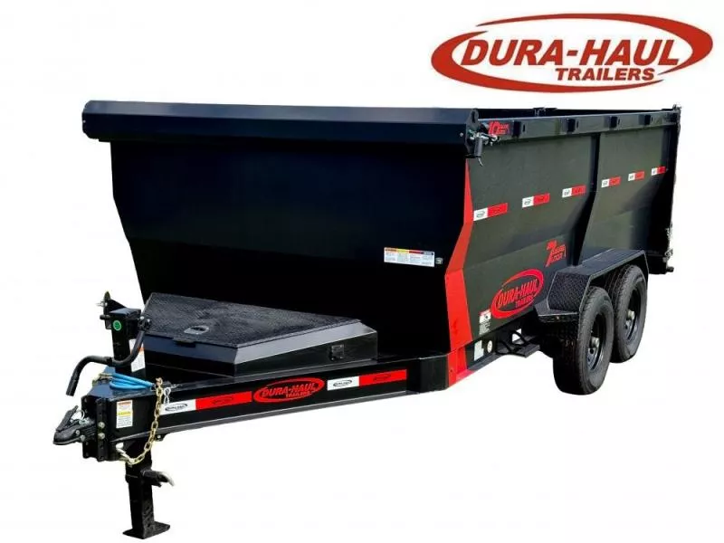 2026 14' DRL Dump Trailer 48" Sides (2) 7K Axles Scissor Lift